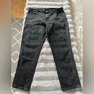 Old Navy - High-Rise Vintage Slim Jeans - Washed Black (16)